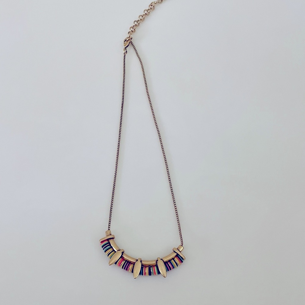 Stella & Dot 🌈 Wanderer Necklace, Rainbow